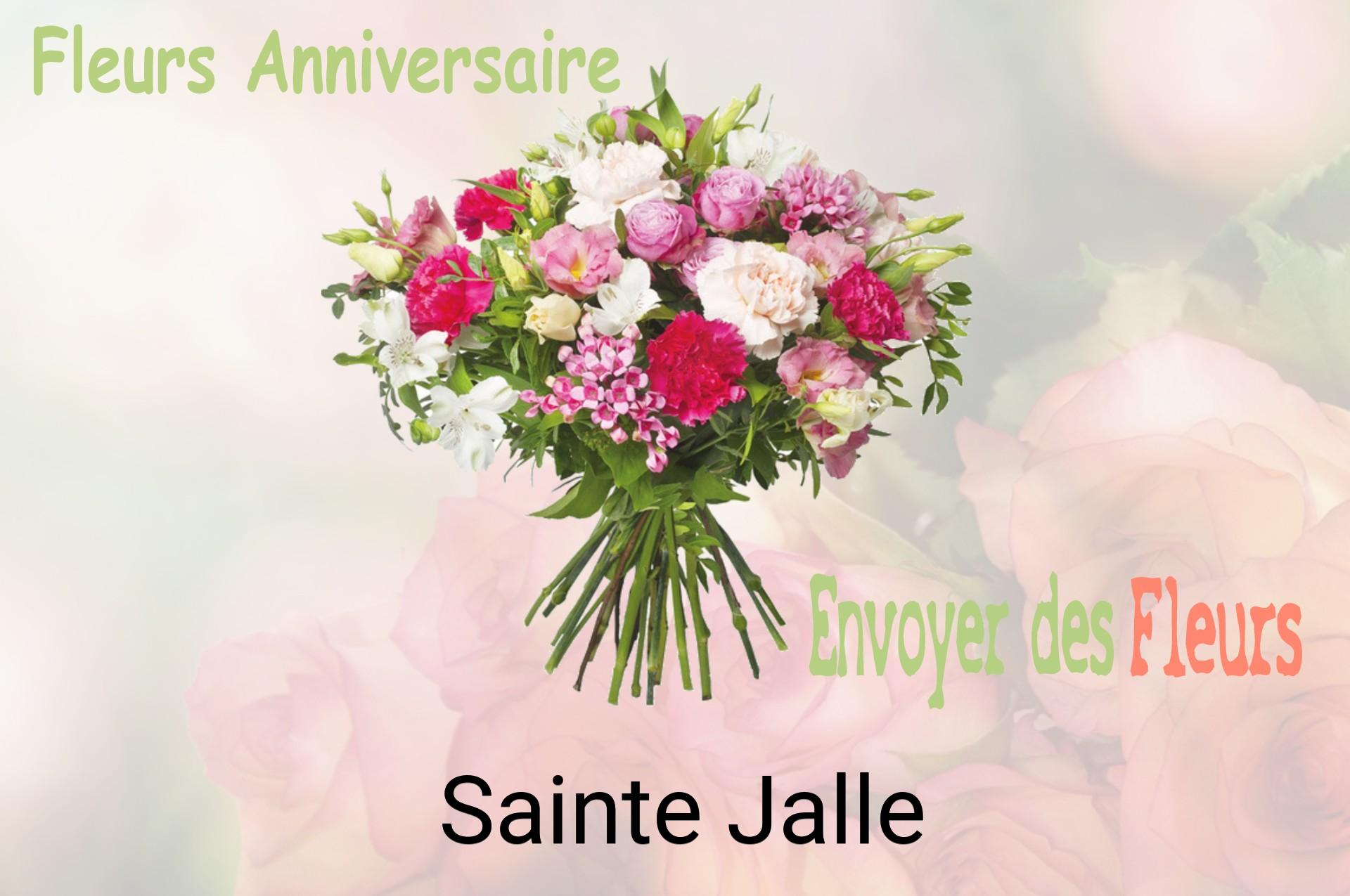 Bouquet de fleurs d’anniversaire livré à Sainte-Jalle
