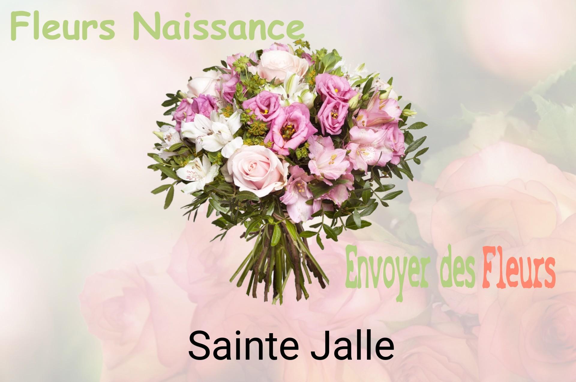 Bouquet de fleurs de naissance livré à Sainte-Jalle